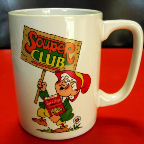 Keebler Elf Lipton Souper Club Cup Personalized with the name Nancy on the back - Picture 1 of 3